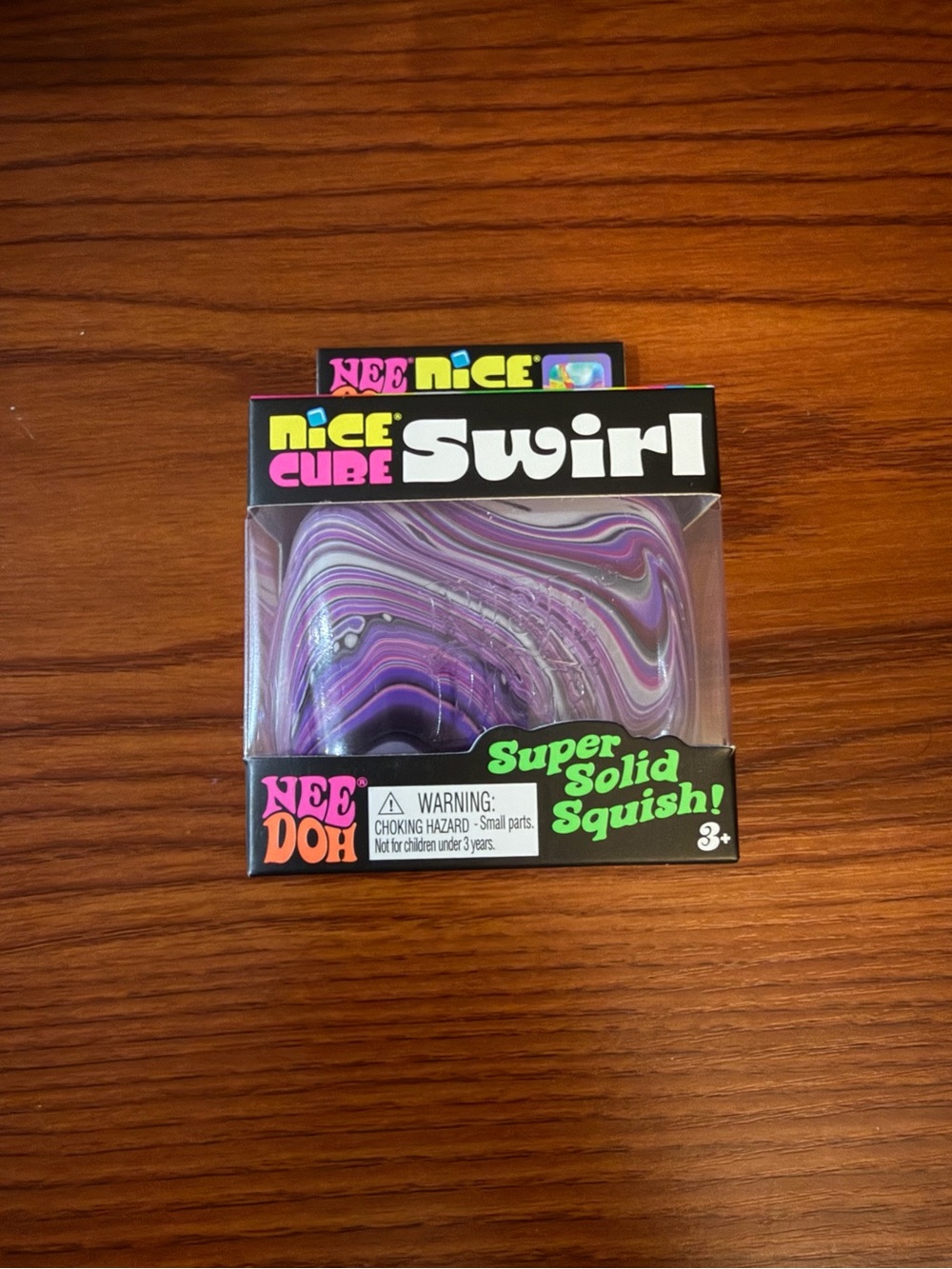 Schylling NeeDoh Nice Cube SWIRL! Brand new, unopened - Purple
